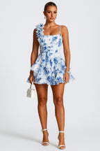 Cami Ruffle Floral Print Layer Casual Wedding Guest Mini Dresses [Pre Order]