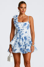 Cami Ruffle Floral Print Layer Casual Wedding Guest Mini Dresses [Pre Order]