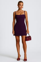 Cami A-Line Solid Semi-Formal Wedding Guest Mini Dresses [Pre Order]